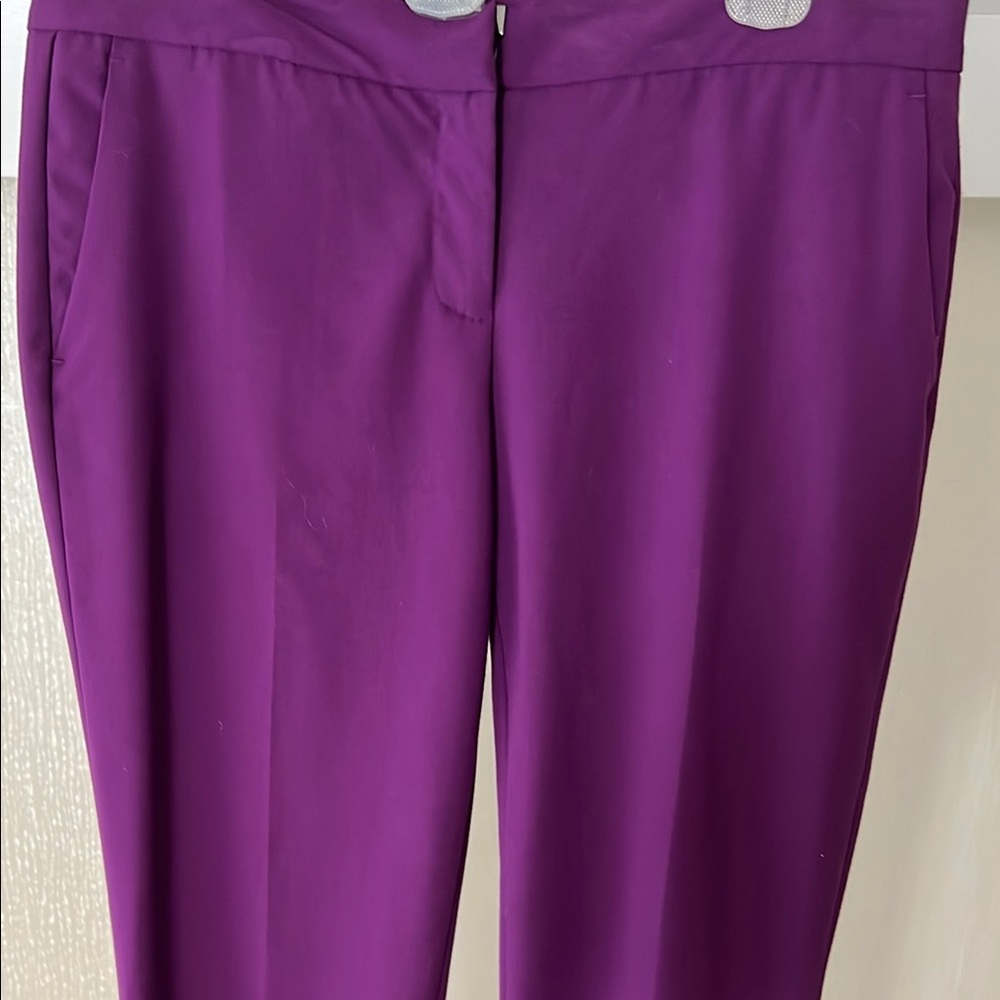 Vince Camuto Purple Sleek Dress Pants - Picture 2 of 2